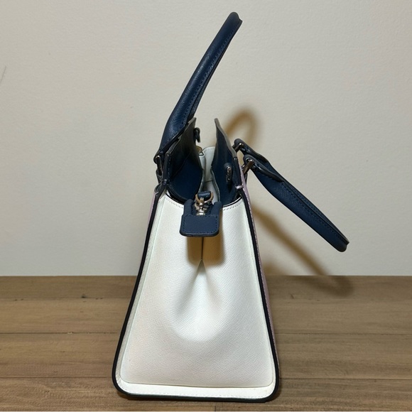 Kate Spade medium size tri colour hand bag with removable crossbody strap nwot - Picture 3 of 7